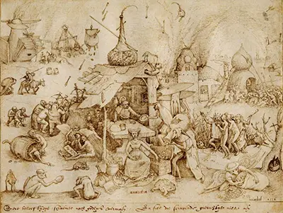 Avarice Pieter Bruegel